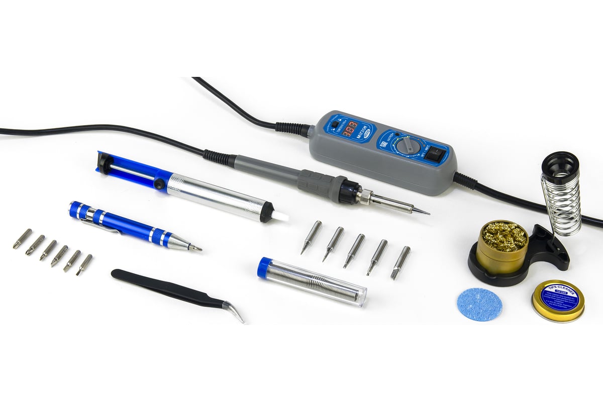 Комплект для пайки со станцией МЕГЕОН 00310 к0000018163 - выгодная цена ...