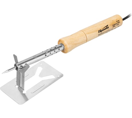 Паяльник с ручкой из дерева SPARTA 30 Вт, 220 В 913101