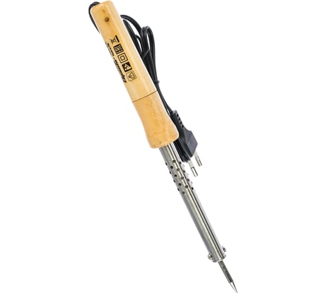 Паяльник с ручкой из дерева SPARTA 60 Вт, 220 В 913103