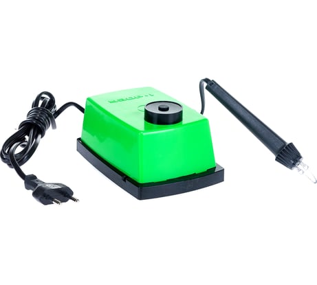 Электроприбор для выжигания по дереву СИБРТЕХ Узор 1 с подставкой, 1 зап, игла, 5 проекций 91304