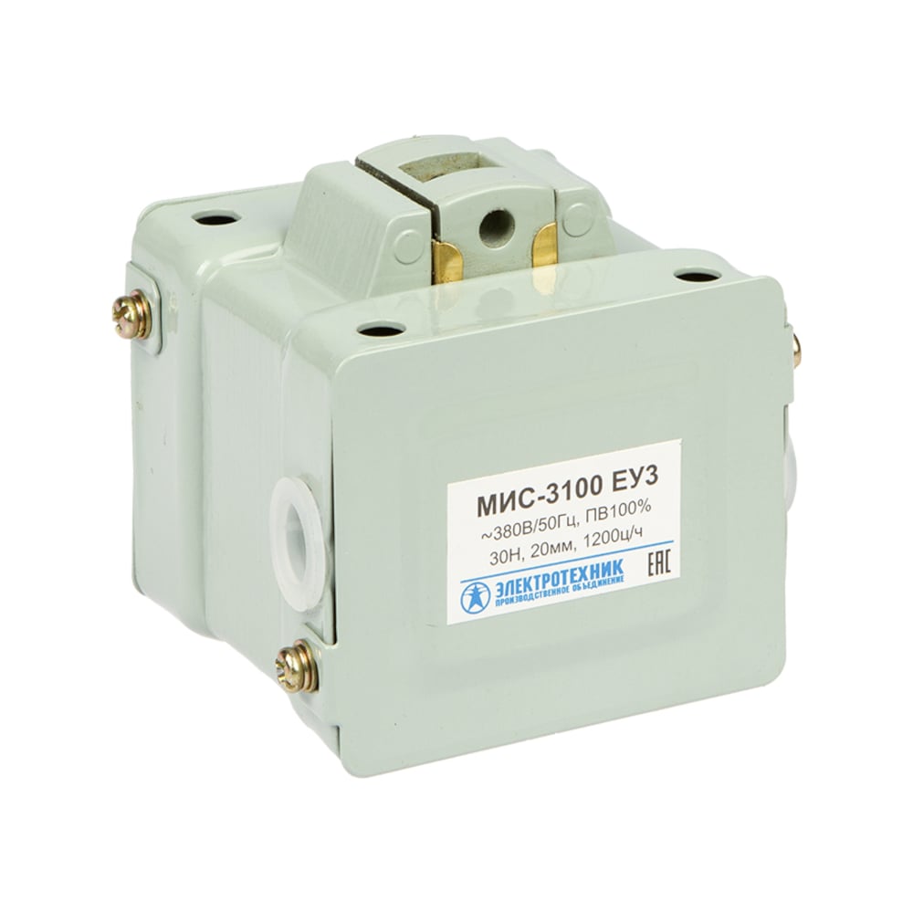 Электромагнит Электротехник МИС-3100 ЕУ3, 380В, тянущее исполнение, ПВ ...