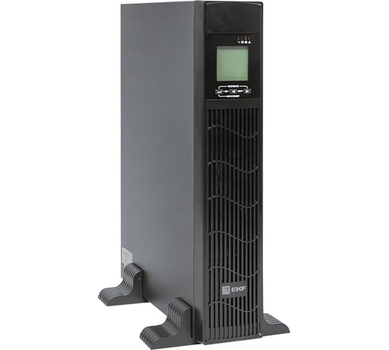 Источник бесперебойного питания EKF Линейно-интерактивный E-Power PSW 600 1000 ВА PROxima, для монтажа в стойку, c АКБ 2x12В_7 Ач PSW-610-RTB
