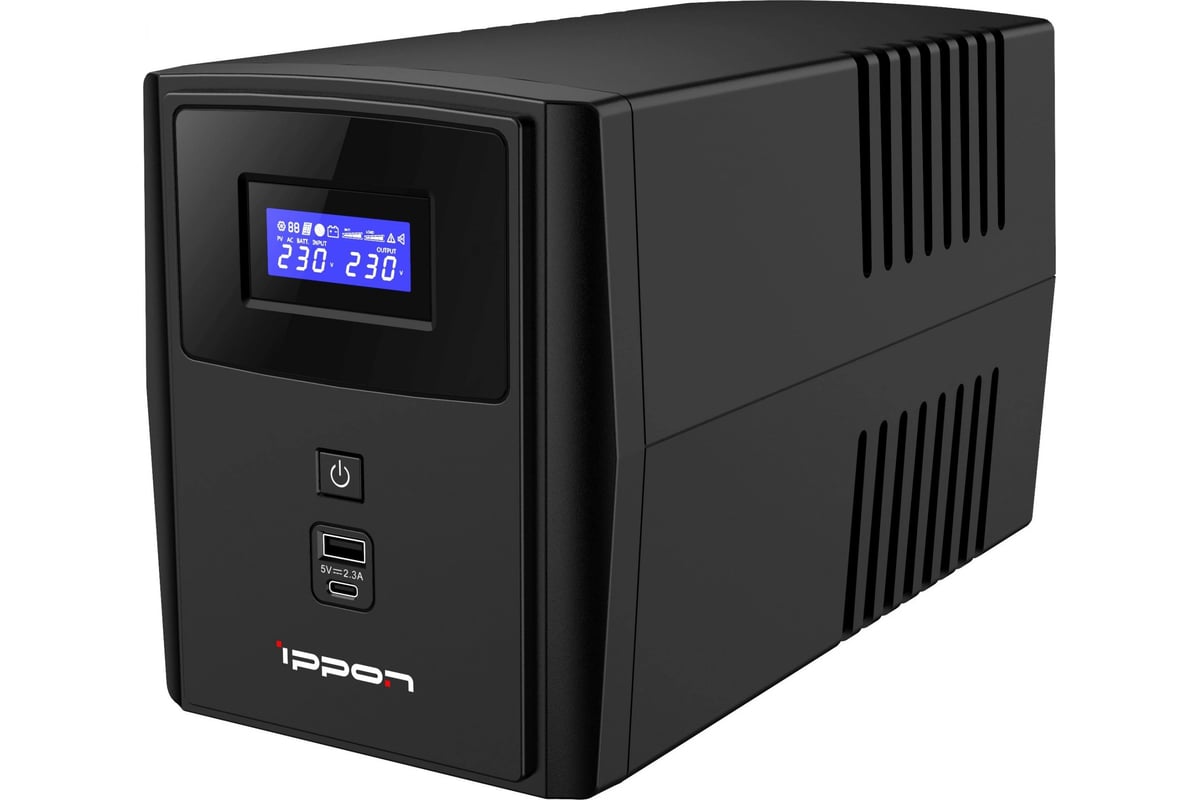 Источник бесперебойного питания IPPON Smart Power Pro II 2200 1200Вт ...