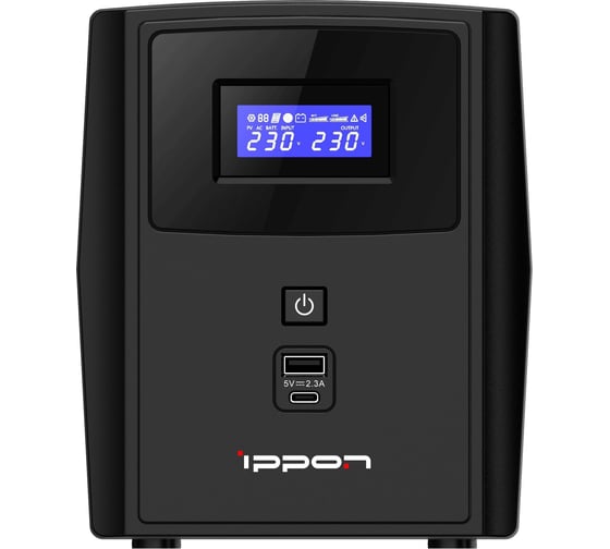 Источник бесперебойного питания IPPON Smart Power Pro II 2200 1200Вт 2200ВА черный 1005590