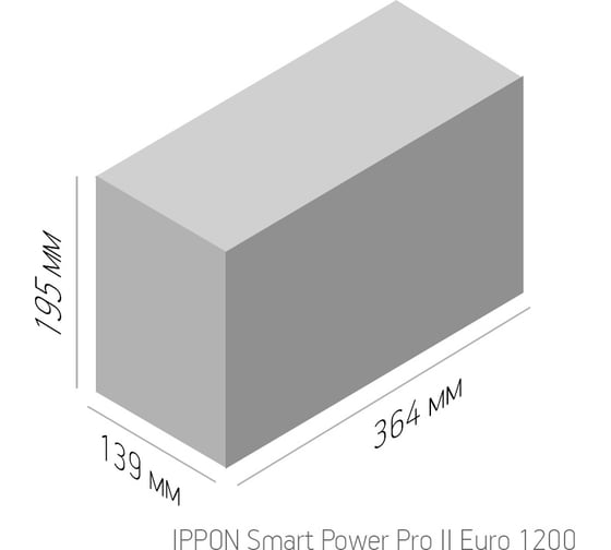 Источник бесперебойного питания IPPON Smart Power Pro II Euro 1600 960Вт 1600ВА черный 1029742