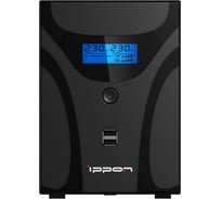 Источник бесперебойного питания Smart Power Pro II Euro IPPON 2200 1200Вт 2200ВА черный 1029746