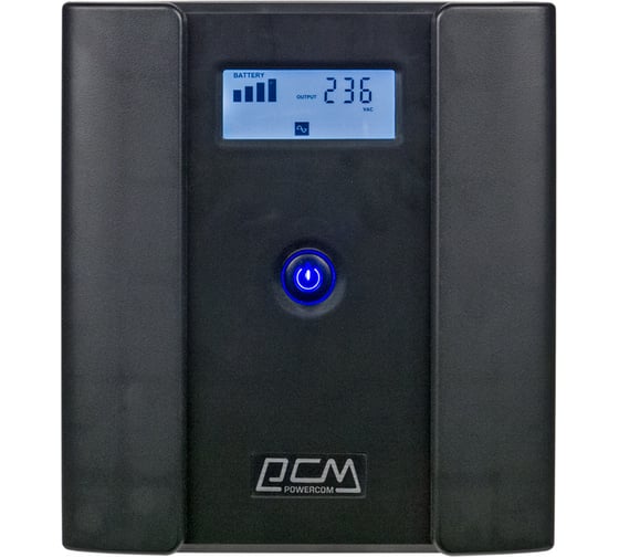 Источник бесперебойного питания Powercom ИБП RPT-2000AP LCD