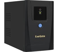 Источник бесперебойного питания ExeGate Power Back BNB-6C13, металлический корпус, Black 292766