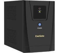 Источник бесперебойного питания ExeGate SpecialPro UNB-12C13, USB,съемн.кабель, металлический корпус, Black 292794