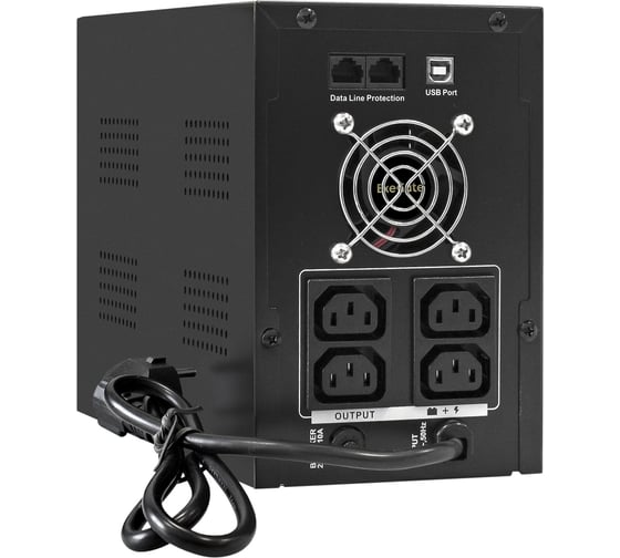 Источник бесперебойного питания ExeGate SpecialPro UNB-2C13.RJ.USB 2C13, RJ45 11,USB, металлический корпус, Black 292612