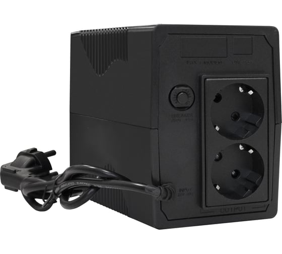 Источник бесперебойного питания ExeGate Power Back BNB-1000.LED.AVR.2Schuko, Black 292785