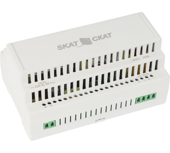 Источник бесперебойного питания SKAT 24-4.0 DIN, 24В 4А, 12-17Ач 589