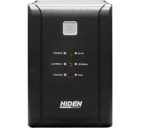 Источник бесперебойного питания Hiden ИБП EXPERT 4xSchuko+2хIEC C13 LED, USB ULS1000E 1000ВА/600Вт