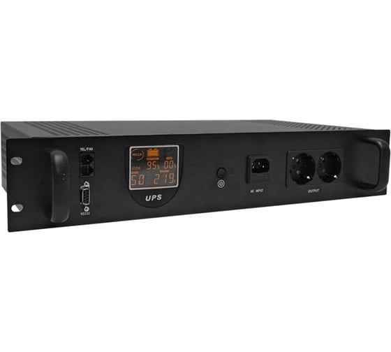 ИБП SNR Line-Interactive, мощность 600 ВА/360 Вт,Rackmount 2U, Schuko, LCD, RS232 SNR-UPS-LIRM-600