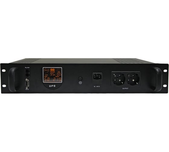 ИБП SNR Line-Interactive, мощность 600 ВА/360 Вт,Rackmount 2U, Schuko, LCD, RS232 SNR-UPS-LIRM-600
