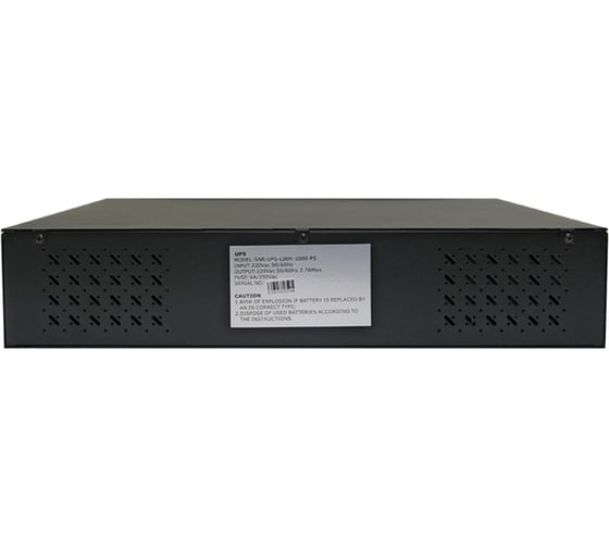 ИБП SNR Line-Interactive, мощность 1000 ВА/800 Вт, Rackmount 2U, Schuko, LCD SNR-UPS-LIRM-1000-PS