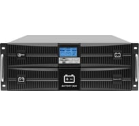 ИБП SNR серии Intelligent, on-line, мощность 10 кВА/10 кВт, со встроенными АКБ 12В/9Ач х 16, ток заряда до 1А, фаза 1:1 SNR-UPS-ONRT-10000-INT