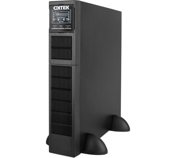 Источник бесперебойного питания ONTEK SM RT 1, 1 кВА/1 кВт (PF=1), 2U, с внутренними аккумуляторами 2x12В/9Ач SMRT1SB