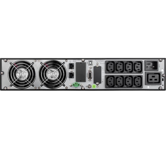 Источник бесперебойного питания ONTEK SM RT 3, 3 кВА/3 кВт (PF=1), 2U, с внутренними аккумуляторами 6x12В/9Ач SMRT3SB