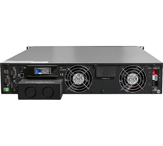 Источник бесперебойного питания Hiden 10kVA 10000VA/9000W внешние акб= ±96/108/120В (16/18/20 АКБ), ЗУ 10А KU9110-RT