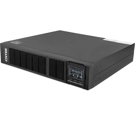 Источник бесперебойного питания ONTEK SM RT 1,5, 1,5 кВА/1,5 кВт (PF=1) 2U, с внутренними аккумуляторами 3x12В/9Ач SMRT1,5SB SMRT 1,5