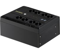 ИБП ExeGate NEO Smart LHB-650.LCD.AVR.8SH.CH.RJ.USB 650VA 390W, LCD, AVR, 8*Schuko, RJ45 11, USB, 4*USB-порта для зарядки, Black 295013