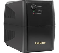 ИБП ExeGate Power Back BNB-500.LED.4C13 500VA 300W, LED, 4*C13, Black 294607