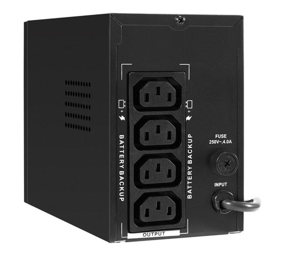 ИБП ExeGate Power Smart ULB-500.LCD.AVR.4C13 500VA 300W, LCD, AVR, 4*C13, металлический корпус, Black 294609