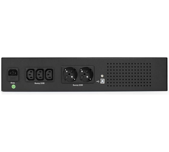 ИБП ExeGate ServerRM UNL-800.LCD.AVR.2SH.3C13.USB.2U 800VA 480W, Color LCD, AVR, 2*Schuko+3*C13, USB, 2U, установка в стойку, Black 293849