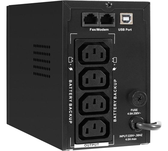ИБП ExeGate SpecialPro Smart LLB-500.LCD.AVR.4C13.USB 500VA 300W, LCD, AVR, 4*C13, USB, Black 294610
