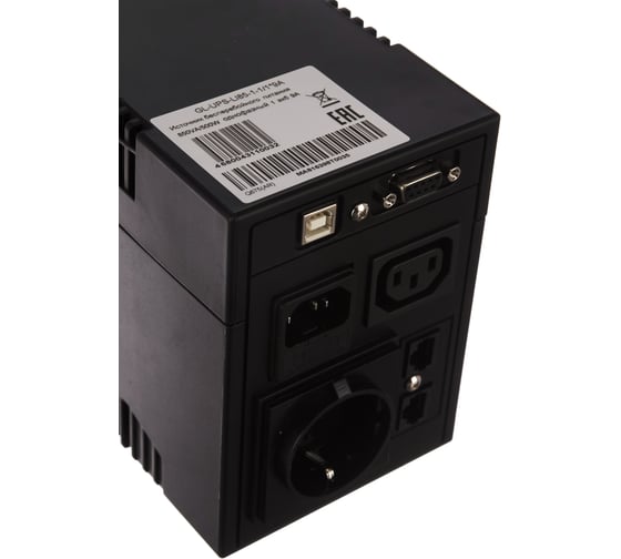 Источник бесперебойного питания GIGALINK 850VA/500W GL-UPS-LI85-1-1/1*9a