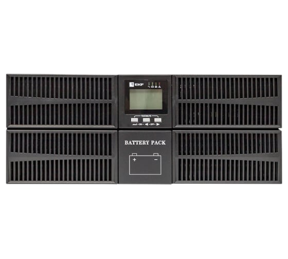 Источник Бесперебойного Питания двойного преобразования EKF E-Power SW900G4 6000 ВА ,для монтажа в стойку,1фазный ,230В, c АКБ 16x12В_7Ач SW960G4-RT-B
