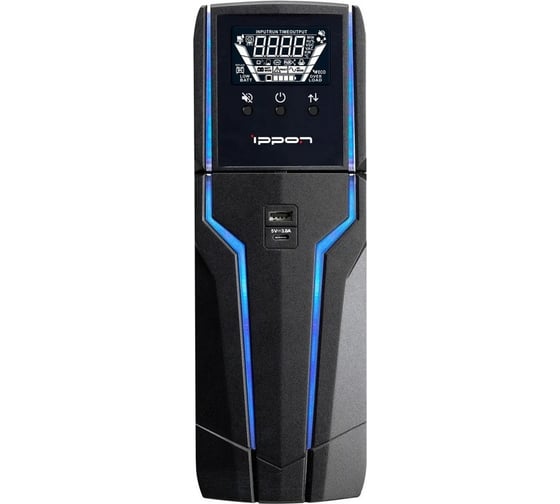 Источник бесперебойного питания IPPON Game Power Pro 1000 600Вт 1000ВА черный 1908308 1