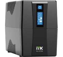 Источник бесперебойного питания ITK ELECTRA ET 800ВА/480Вт с АКБ 1x9AH USB Schuko EET-0800VA-1-001-S