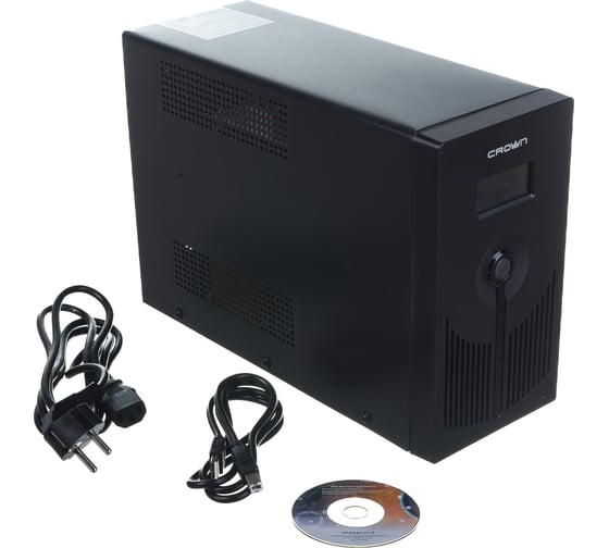 Источник бесперебойного питания CROWN CMU-SP1200IEC LCD USB CM000001869