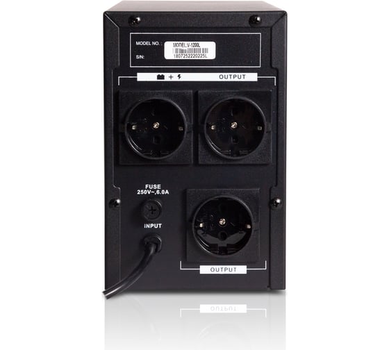 Источник бесперебойного питания SVC ИБП Л-И 1200ВА/720Вт V-1200-L