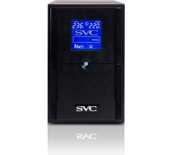 Источник бесперебойного питания SVC ИБП Л-И 1200ВА/720Вт V-1200-L-LCD