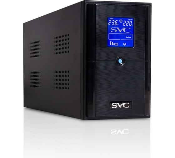 Источник бесперебойного питания SVC ИБП Л-И 1200ВА/720Вт V-1200-L-LCD