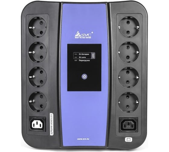 Источник бесперебойного питания SVC ИБП Л-И 600ВА/360Вт U-600