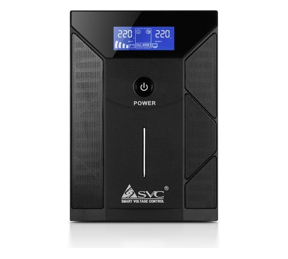 Источник бесперебойного питания SVC ИБП Л-И 2000ВА/1200Вт V-2000-F-LCD