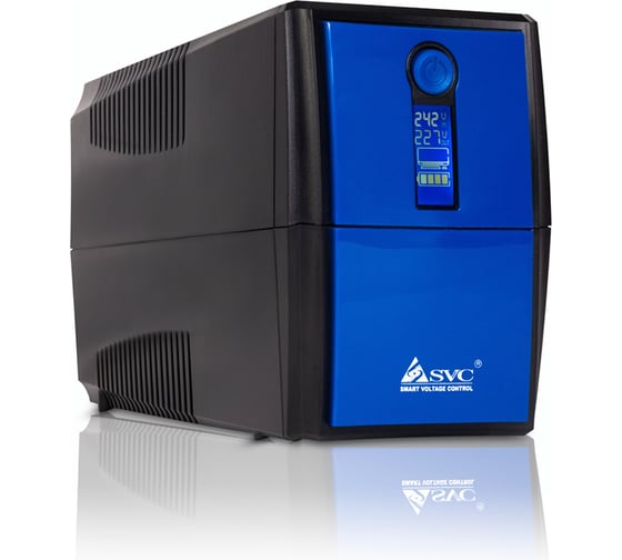 Источник бесперебойного питания SVC Л-И 1000ВА/500Вт V-1000-LCD