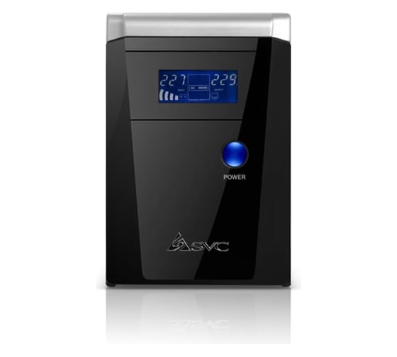 Источник бесперебойного питания SVC ИБП Л-И 1200ВА/720Вт V-1200-F-LCD
