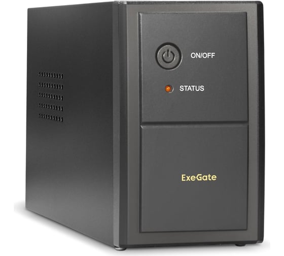 Источник бесперебойного питания ExeGate Power Back BNB-400.LED.AVR.4C13 400VA 240W, LED, AVR, 4C13, металлический корпус, Black 285520 1