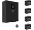 Комплект ИБП ExeGate EX296003RUS+батарея 33Aч EX282974RUS4 штинвертор, синус, для котла, настенный FineSineSX-3000.LCD.AVR.2SH.T3000VA2100W, чистая синусоида, цветной LCD-диспле 296633 1