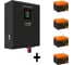 Комплект ИБП ExeGate EX296005RUS+батарея 26Aч EX285663RUS4 штинвертор, синус, для котла, настенный FineSineSX-7000.LCD.AVR.2SH.T7000VA5000W, чистая синусоида, цветной LCD-диспле 296678 1