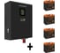 Комплект ИБП ExeGate EX296005RUS+батарея 55Aч EX285652RUS4 штинвертор, синус, для котла, настенный FineSineSX-7000.LCD.AVR.2SH.T7000VA5000W, чистая синусоида, цветной LCD-диспле 296685 1