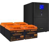 Комплект ИБП ExeGate EX295990RUS+батарея40AчEX282979RUS4шт. инвертор, синус, для котлаSineTowerSZ-3000.LCD.AVR.3SH.1C13.RJ.USB3000VA2400W, чистая синусоида, LCDдисплей, AVR, 3*Schuko 296863