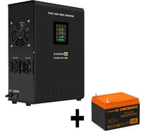 Комплект ИБП ExeGate EX295997RUS+батарея26AчEX285663RUS1шт. инвертор, синус, для котла, настенныйFineSineSX-1000.LCD.AVR.2SH1000VA600W, чистая синусоида, цветнойLCD-дисплей, A 296540