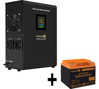 Комплект ИБП ExeGate EX295997RUS+батарея40AчEX282979RUS1шт. инвертор, синус, для котла, настенныйFineSineSX-1000.LCD.AVR.2SH1000VA600W, чистая синусоида, цветнойLCD-дисплей, A 296544