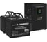 Комплект ExeGate ИБП EX296002RUS+батарея 75Aч EX282983RUS 2шт инвертор,синус,для котла,настенный FineSineSX-2500.LCD.AVR.2SH2500VA1800W,чистая синусоида,цветной LCD-дисплей, 296619 1